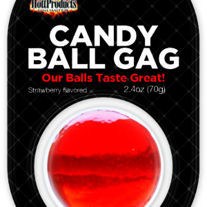 CANDY BALL GAG STRAWBERRY