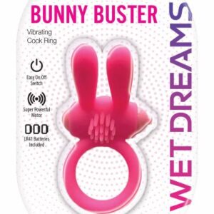 WET DREAMS BUNNY BUSTER COCK RING W/ TURBO BUNNY MOTOR
