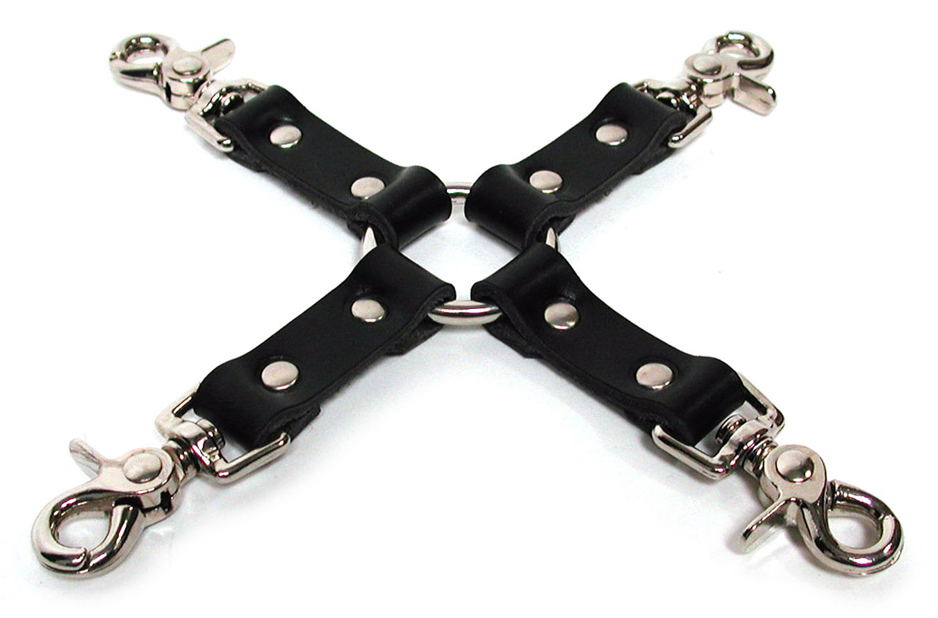 HOG TIE LEATHER BLACK (Out Beg Nov)