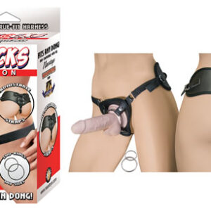 REAL COCKS UNIVERSAL TRUE FIT HARNESS BLACK