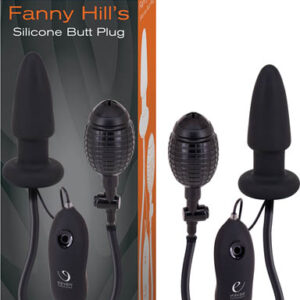 FANNY HILL'S SILICONE BUTT PLUG BLACK