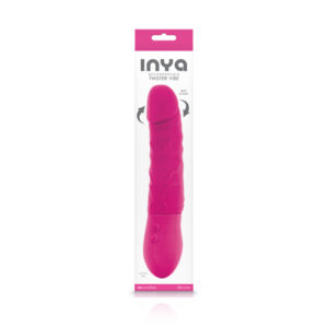 INYA TWISTER PINK VIBRATING DILDO