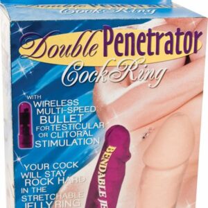 DOUBLE PENETRATOR COCKRING PURPLE