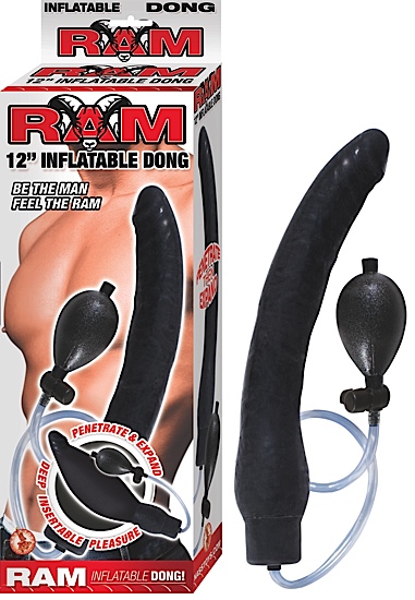 RAM 12IN INFLATABLE DONG BLACK