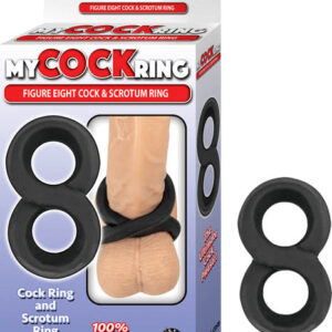 MY COCKRING FIGURE EIGHT COCK & SCROTUM RING