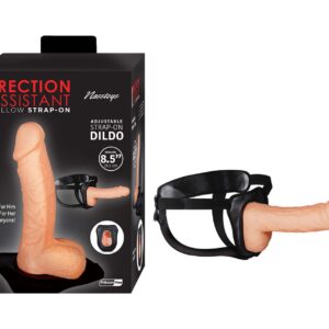 ERECTION ASSISTANT HOLLOW STRAP-ON 8.5IN WHITE