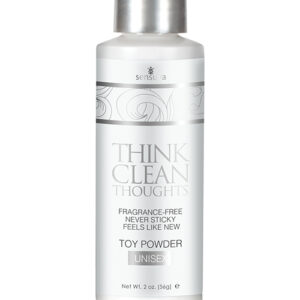THINK CLEAN THOUGHTS TOY POWDER 2 OZ BOTTLE