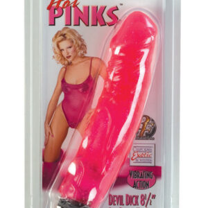 HOT PINKS DEVIL DICK 8 IN