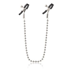 NIPPLE PLAY NIPPLE CLAMPS SILVER BEADED