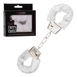 PLAYFUL FURRY CUFFS WHITE